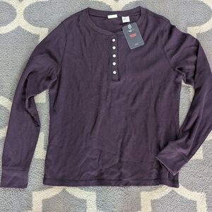 Levi's Purple Long Sleeve Shirt NWT